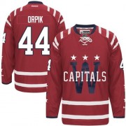 Authentic Men's Brooks Orpik Red Jersey - #44 Hockey Washington Capitals  2018 Stanley Cup Final Champions USA Flag Fashion Size Small/46