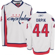 Washington Capitals ＃44 Men's Brooks Orpik Reebok Premier White Away Jersey