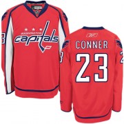 Washington Capitals ＃23 Men's Chris Conner Reebok Authentic Red Home Jersey