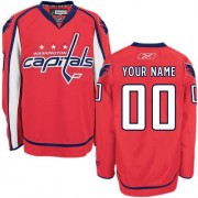 Reebok Washington Capitals Youth Customized Authentic Red Home Jersey