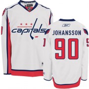 Washington Capitals ＃90 Men's Marcus Johansson Reebok Authentic White Away Jersey