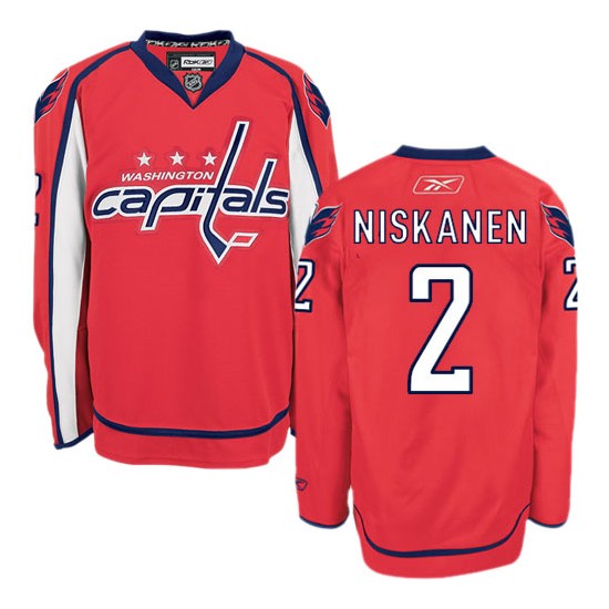 Washington Capitals #2 Men's Matt Niskanen Reebok Premier Red Home Jersey Washington Capitals #2 Men's Matt Niskanen Reebok Premier Red Home Jersey