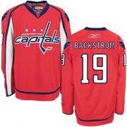 Washington Capitals ＃19 Men's Nicklas Backstrom Reebok Authentic Red Home Jersey