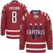 Washington Capitals ＃8 Men's Alex Ovechkin Reebok Authentic Red 2015 Winter Classic Jersey