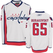 Washington Capitals ＃65 Men's Andre Burakovsky Reebok Authentic White Away Jersey
