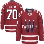 Washington Capitals ＃70 Men's Braden Holtby Reebok Premier Red 2015 Winter Classic Jersey