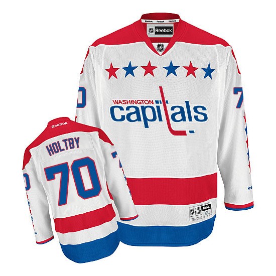 Washington Capitals 70 Youth Braden Holtby Reebok Authentic